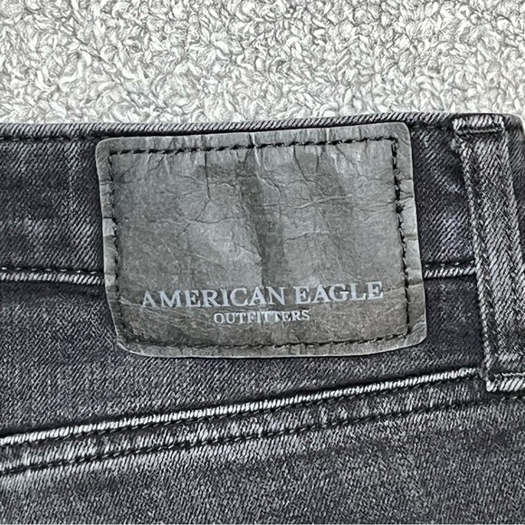 American Eagle Slim Jeans Mens Size 30X29 Black Extreme Flex 4 Tapered Leg - Picture 8 of 10